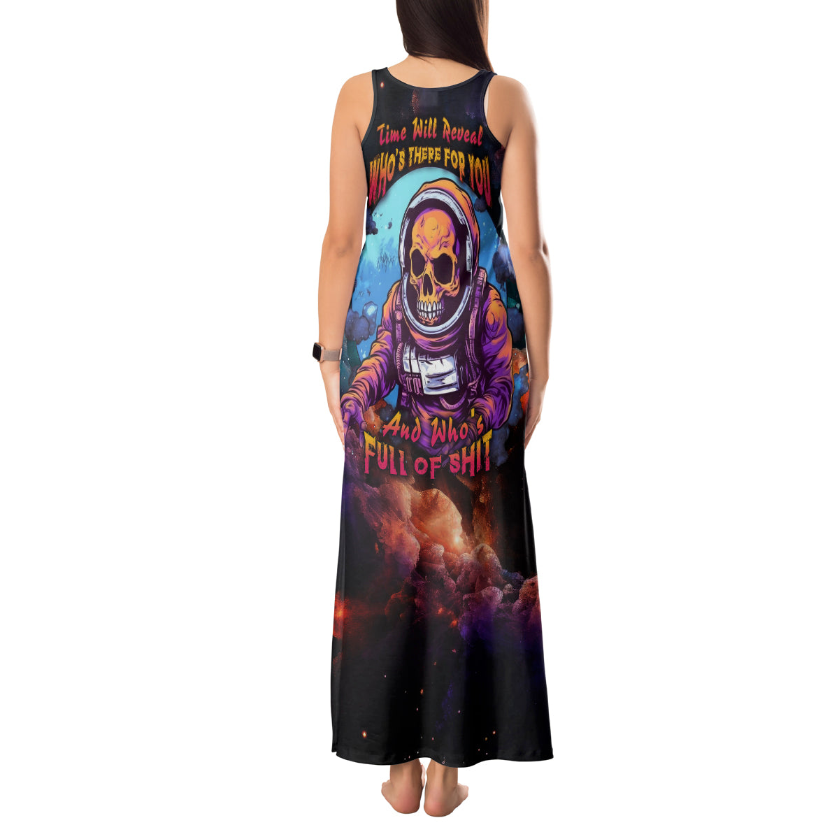 time-will-reveal-whos-there-for-you-and-whos-full-of-shit-tank-maxi-dress