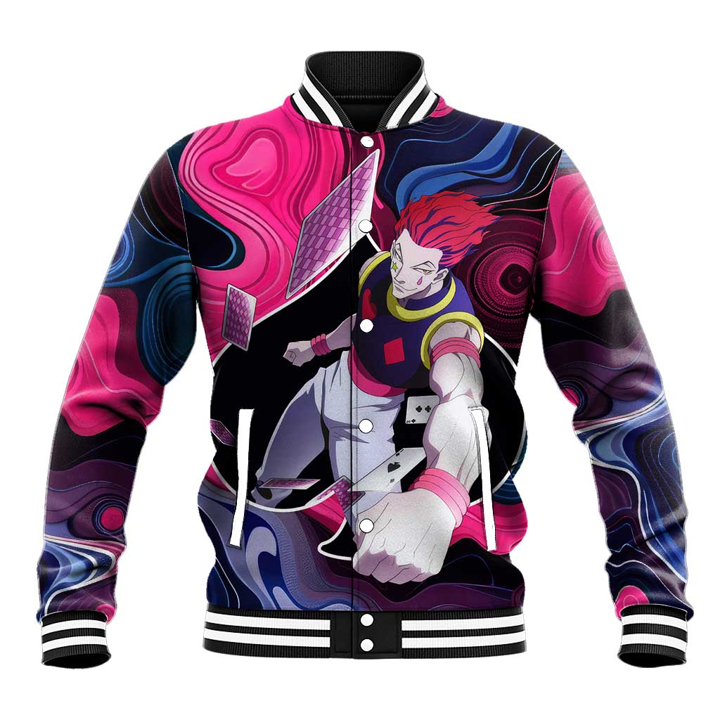 Mystic Faces Hisoka Hunter X Hunter Baseball Jacket Anime Mix Hippie Style - The Mazicc