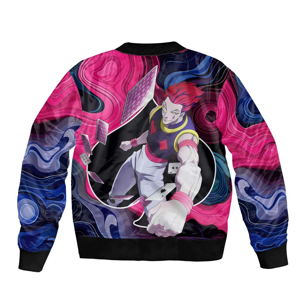 Mystic Faces Hisoka Hunter X Hunter Bomber Jacket Anime Mix Hippie Style - The Mazicc