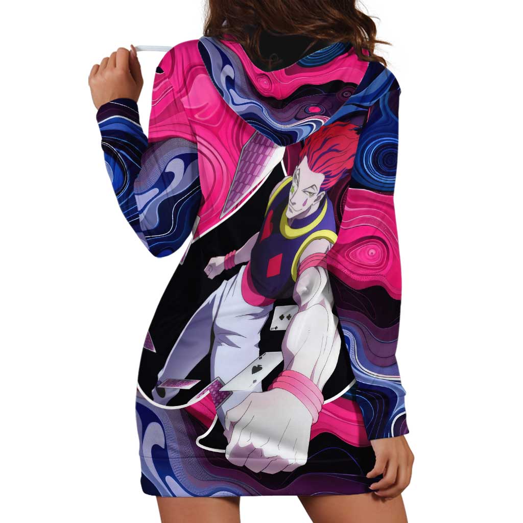 Mystic Faces Hisoka Hunter X Hunter Hoodie Dress Anime Mix Hippie Style - The Mazicc