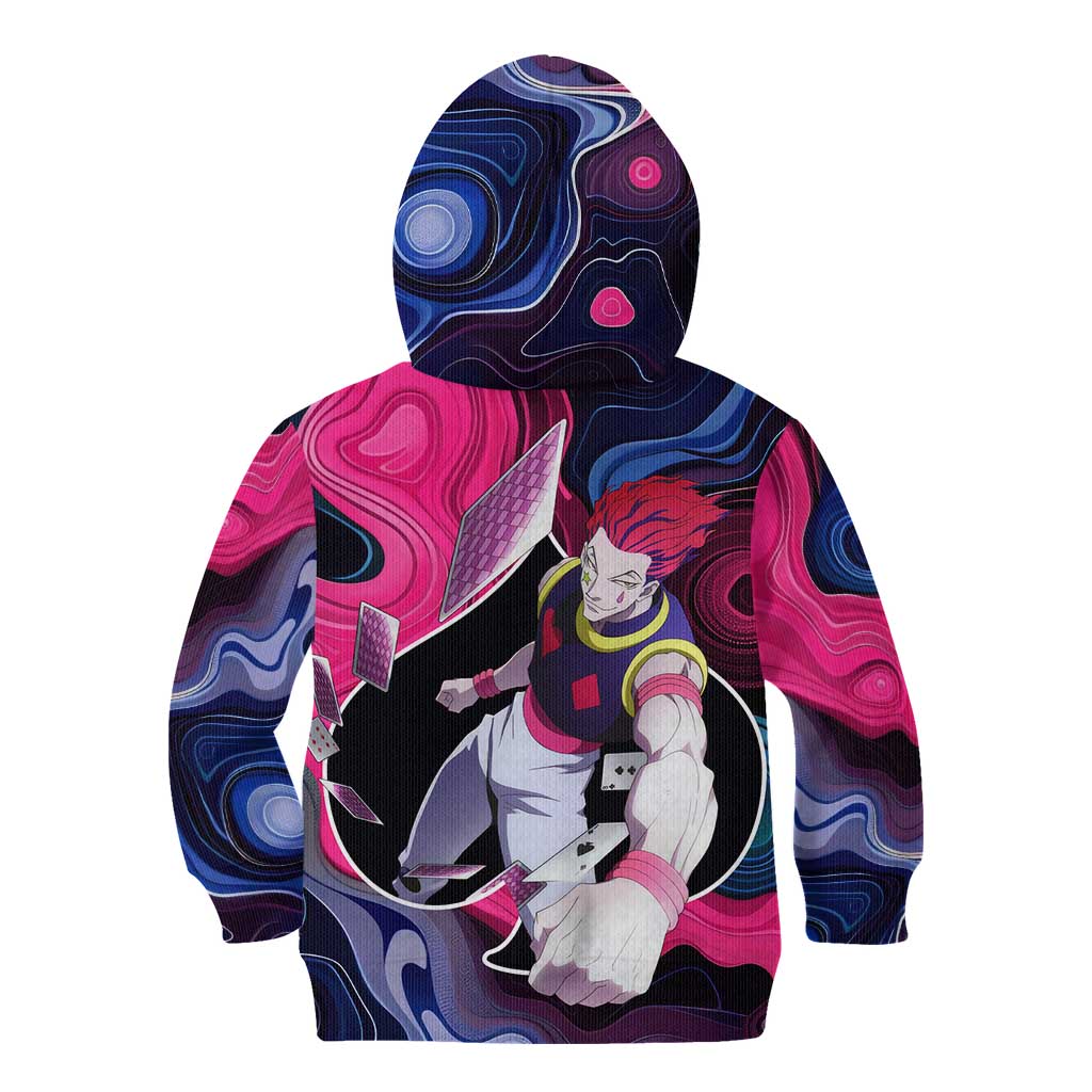 Mystic Faces Hisoka Hunter X Hunter Kid Hoodie Anime Mix Hippie Style - The Mazicc
