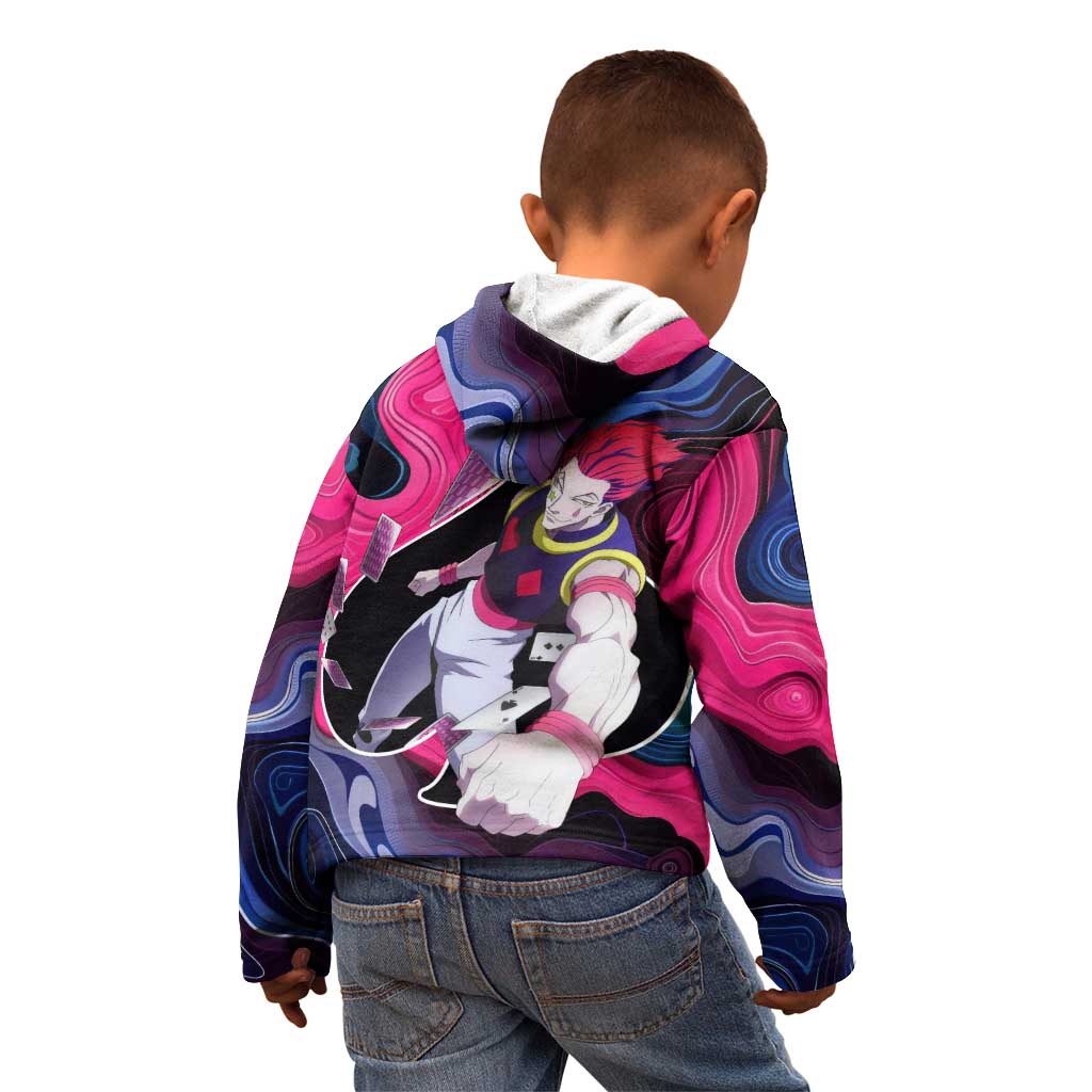 Mystic Faces Hisoka Hunter X Hunter Kid Hoodie Anime Mix Hippie Style - The Mazicc