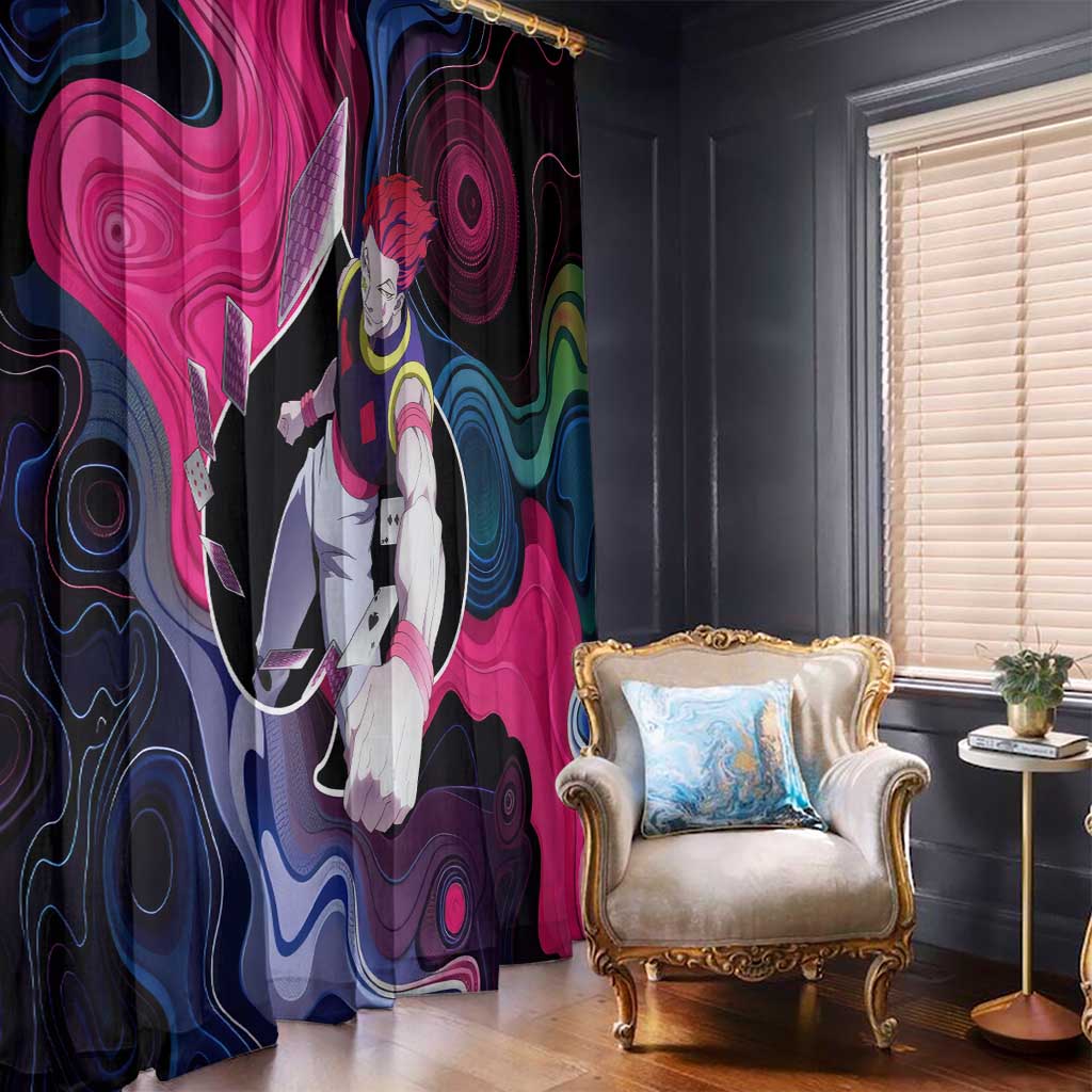 Mystic Faces Hisoka Hunter X Hunter Window Curtain Anime Mix Hippie Style - The Mazicc
