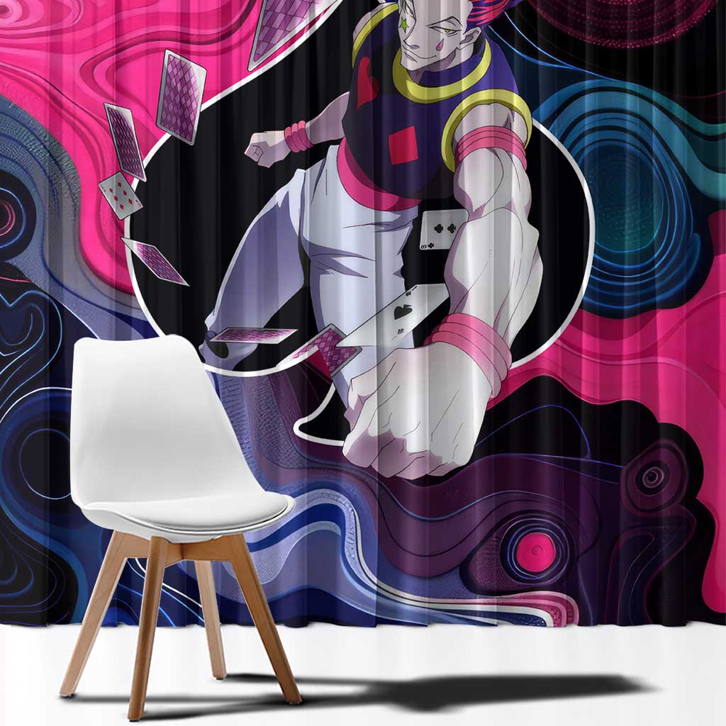 Mystic Faces Hisoka Hunter X Hunter Window Curtain Anime Mix Hippie Style - The Mazicc
