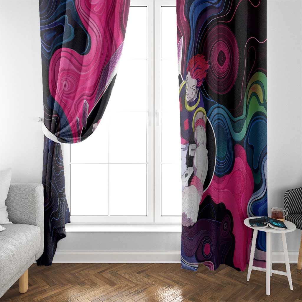 Mystic Faces Hisoka Hunter X Hunter Window Curtain Anime Mix Hippie Style - The Mazicc