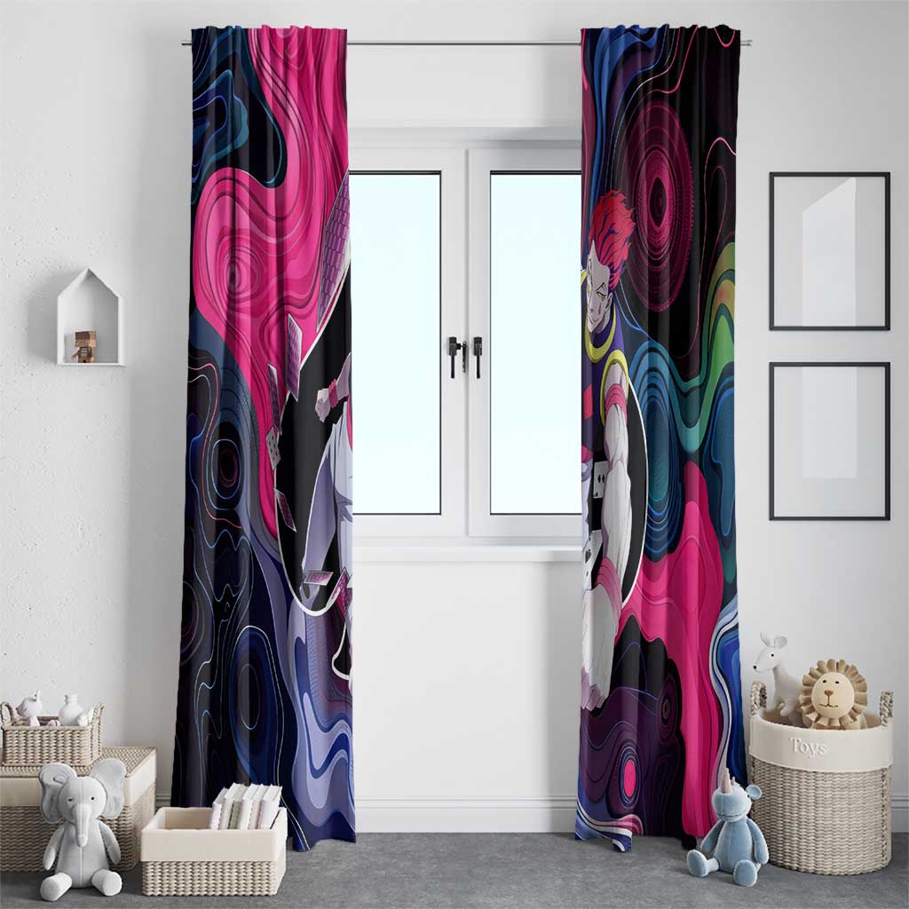 Mystic Faces Hisoka Hunter X Hunter Window Curtain Anime Mix Hippie Style - The Mazicc
