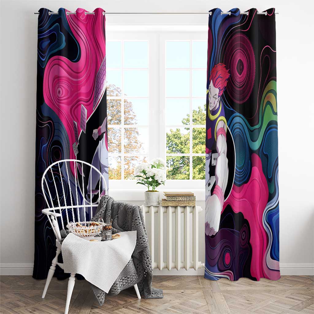 Mystic Faces Hisoka Hunter X Hunter Window Curtain Anime Mix Hippie Style - The Mazicc