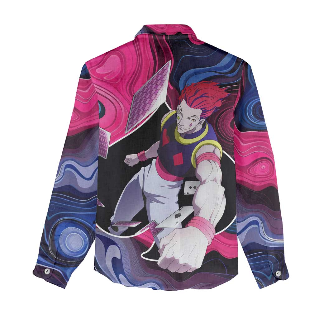 Mystic Faces Hisoka Hunter X Hunter Women Casual Shirt Anime Mix Hippie Style - The Mazicc