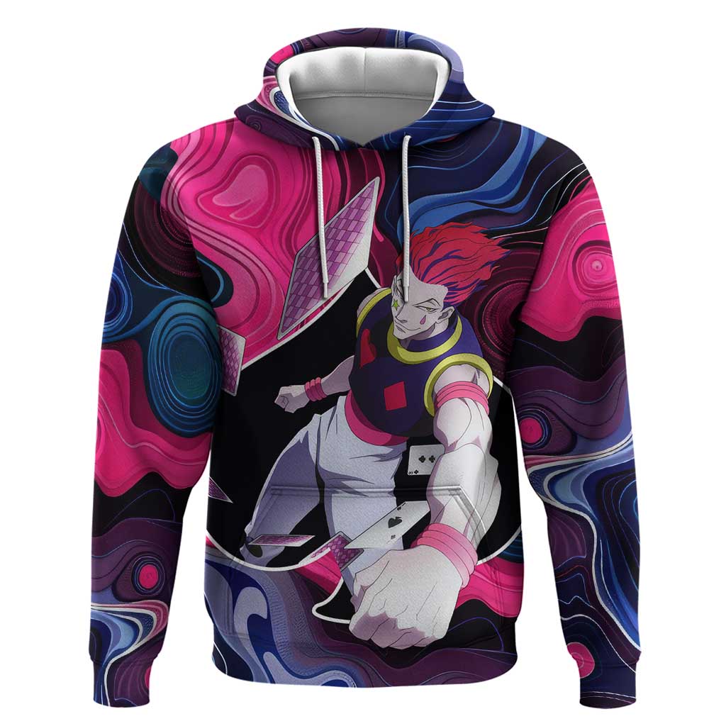 Mystic Faces Hisoka Hunter X Hunter Zip Hoodie Anime Mix Hippie Style - The Mazicc