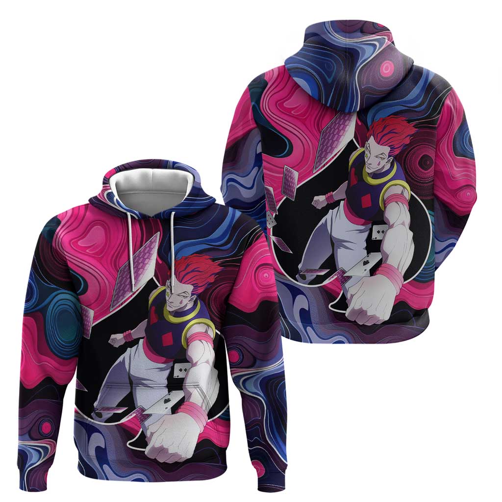 Mystic Faces Hisoka Hunter X Hunter Zip Hoodie Anime Mix Hippie Style - The Mazicc