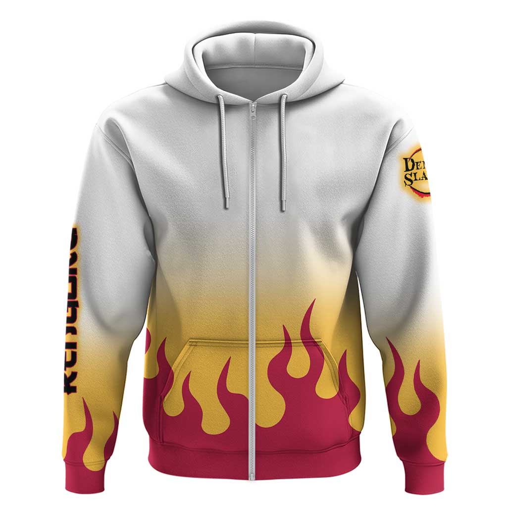 Kyojuro Rengoku Haori Demon Slayer Hoodie Anime Style