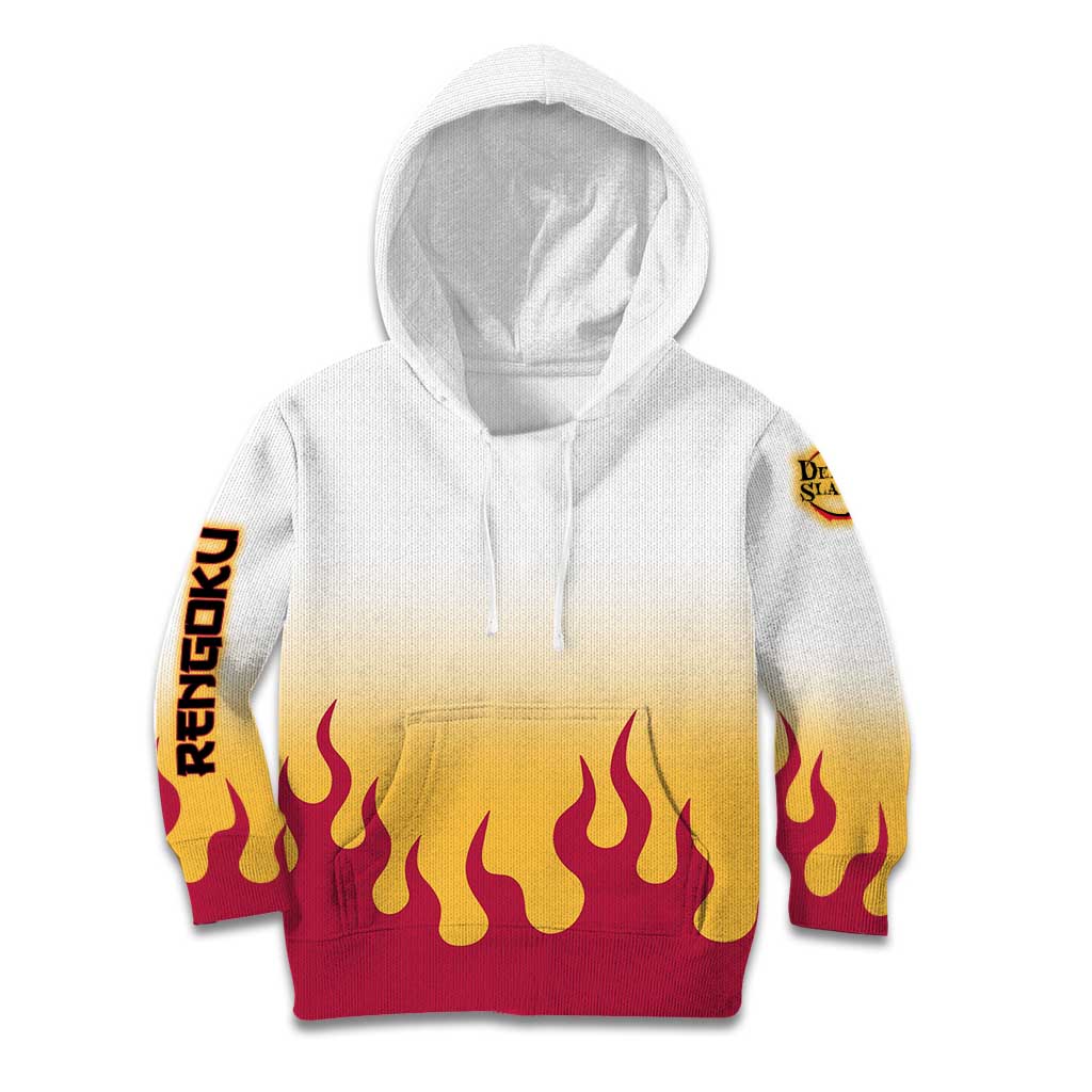 Kyojuro Rengoku Haori Demon Slayer Kid Hoodie Anime Style