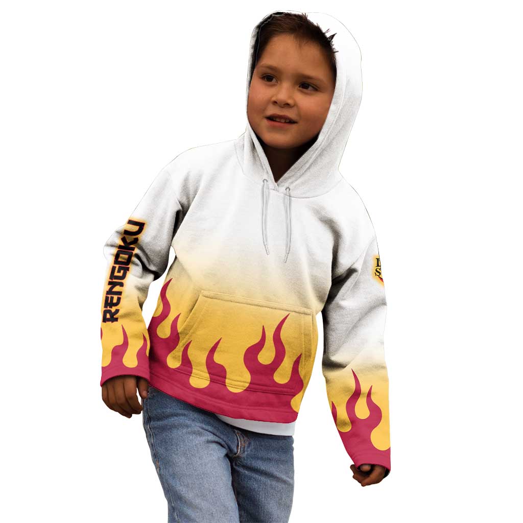 Kyojuro Rengoku Haori Demon Slayer Kid Hoodie Anime Style