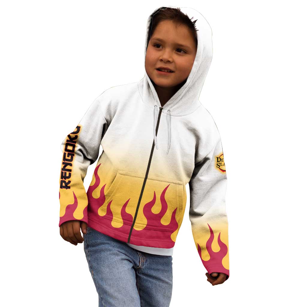 Kyojuro Rengoku Haori Demon Slayer Kid Hoodie Anime Style
