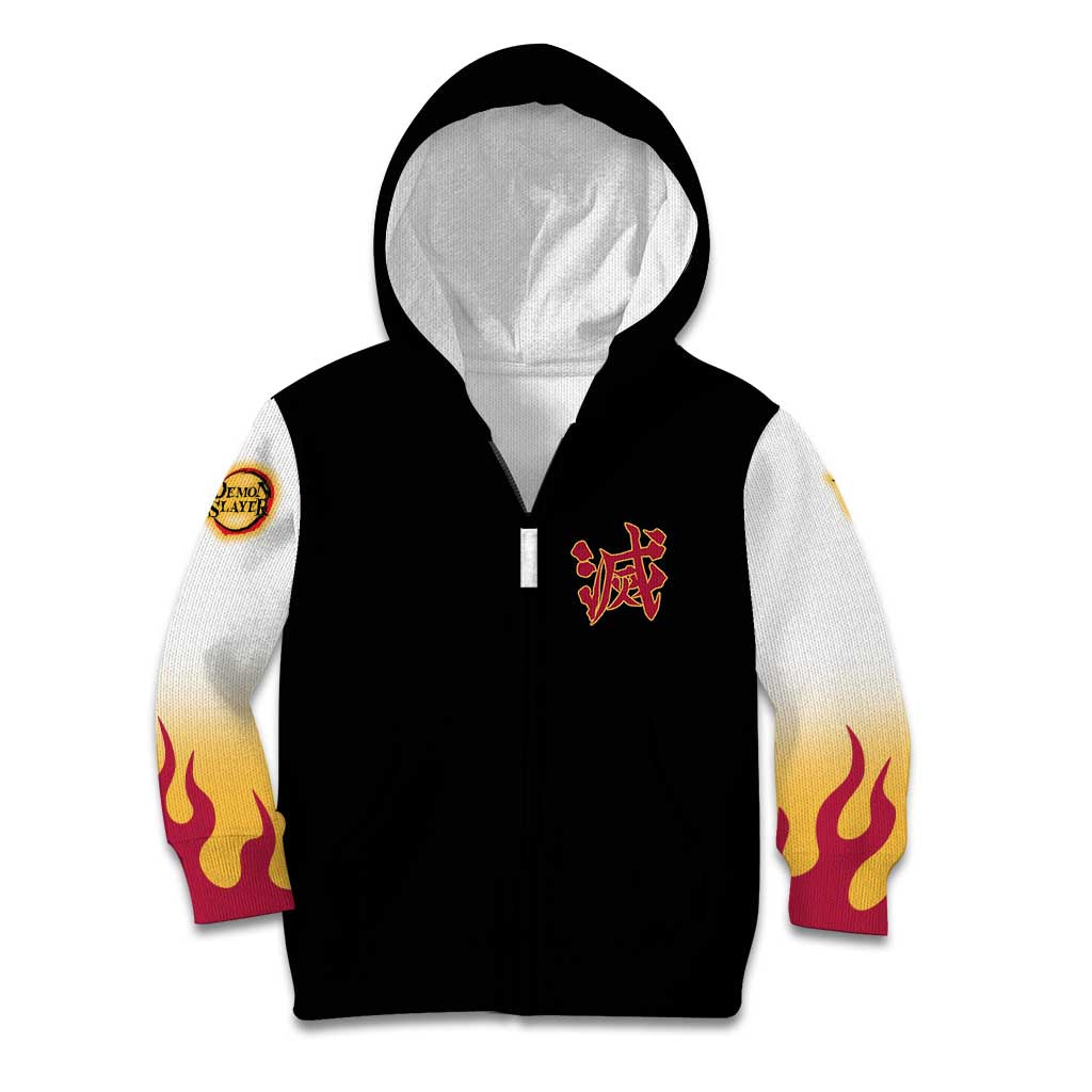 Kyojuro Rengoku V2 Demon Slayer Kid Hoodie Anime Style