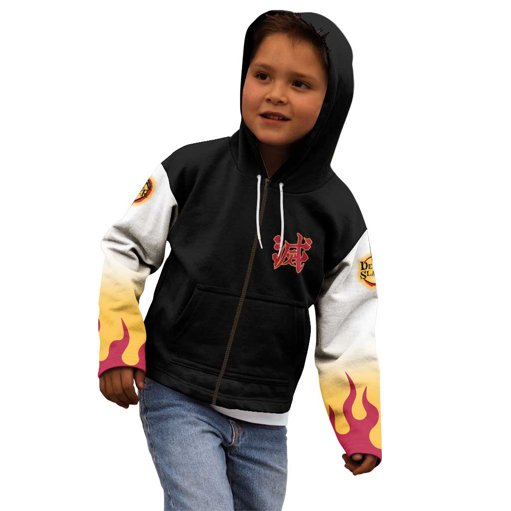 Kyojuro Rengoku V2 Demon Slayer Kid Hoodie Anime Style