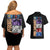 New Yonko One Piece Couples Matching Off Shoulder Short Dress and Hawaiian Shirt Anime Style