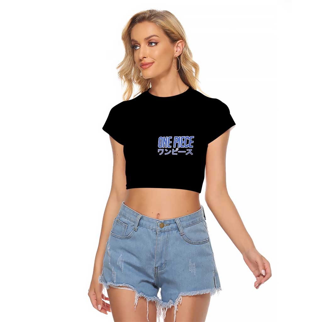 New Yonko One Piece Raglan Cropped T Shirt Anime Style