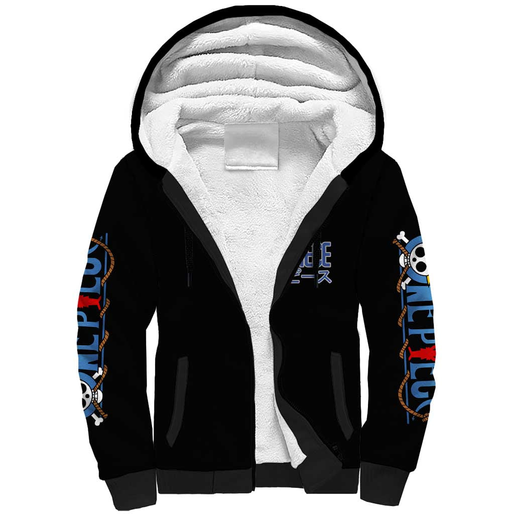 New Yonko One Piece Sherpa Hoodie Anime Style