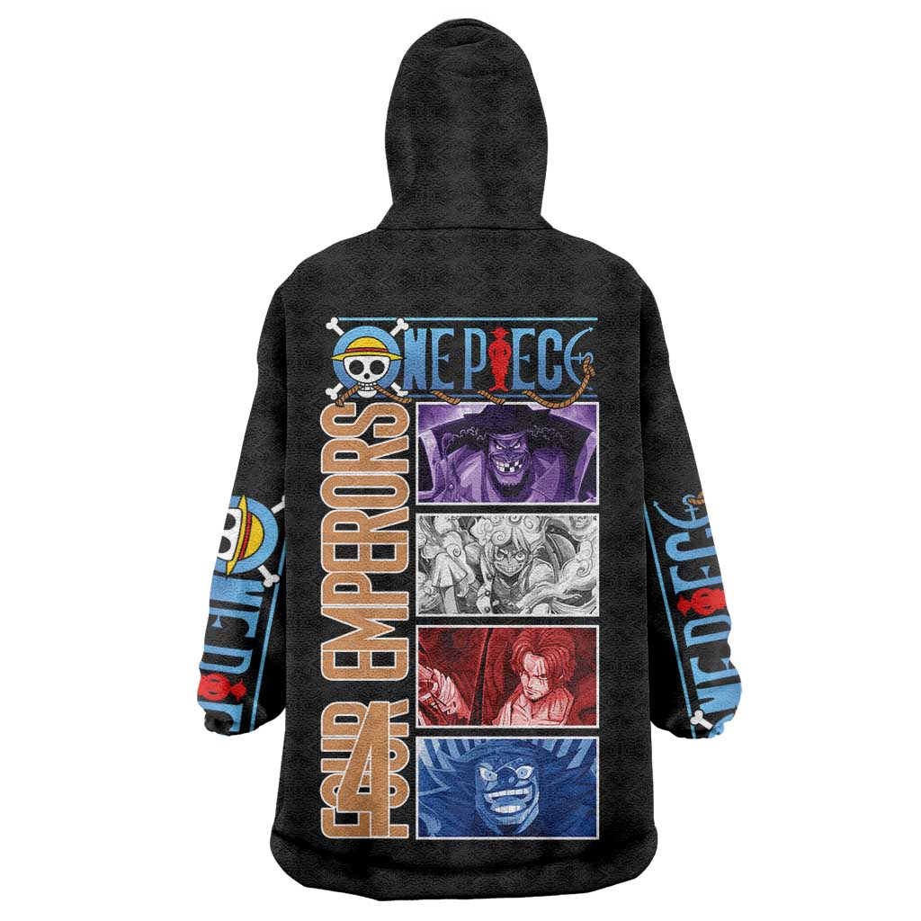 New Yonko One Piece Wearable Blanket Hoodie Anime Style