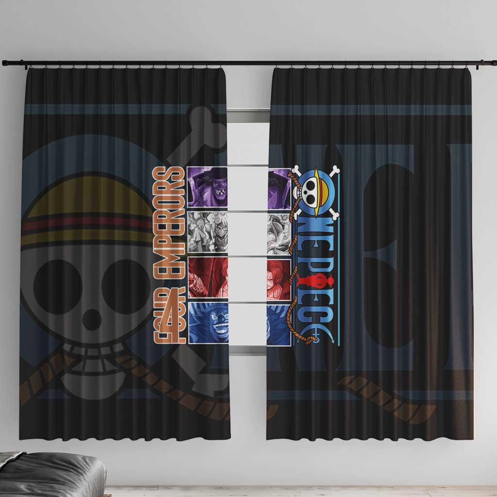 New Yonko One Piece Window Curtain Anime Style