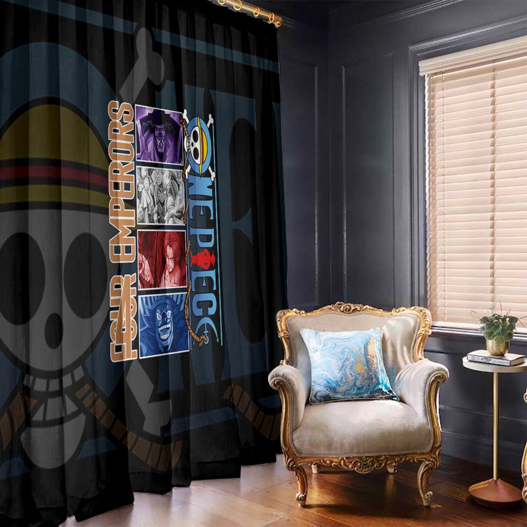 New Yonko One Piece Window Curtain Anime Style