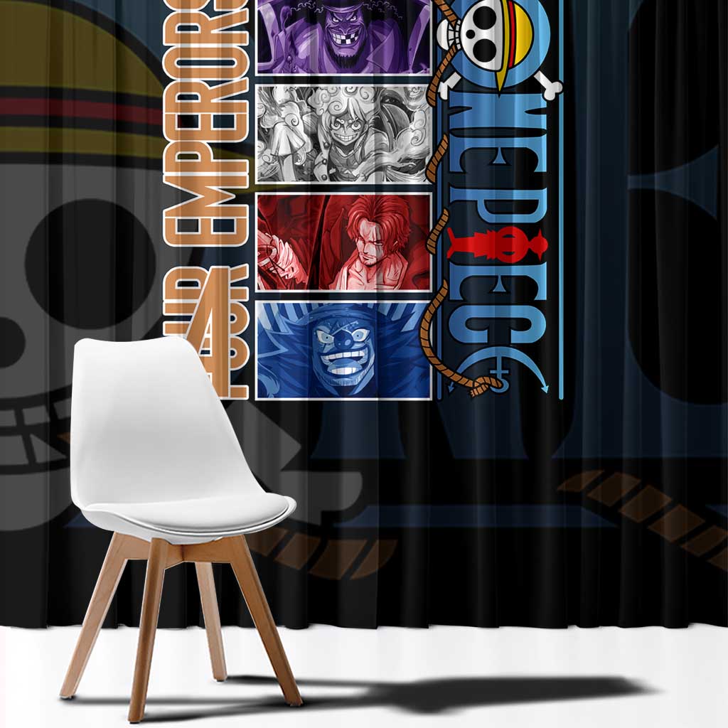 New Yonko One Piece Window Curtain Anime Style
