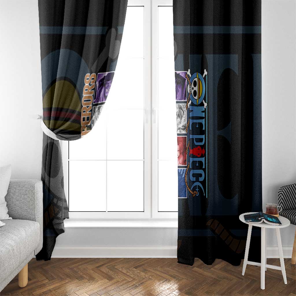 New Yonko One Piece Window Curtain Anime Style