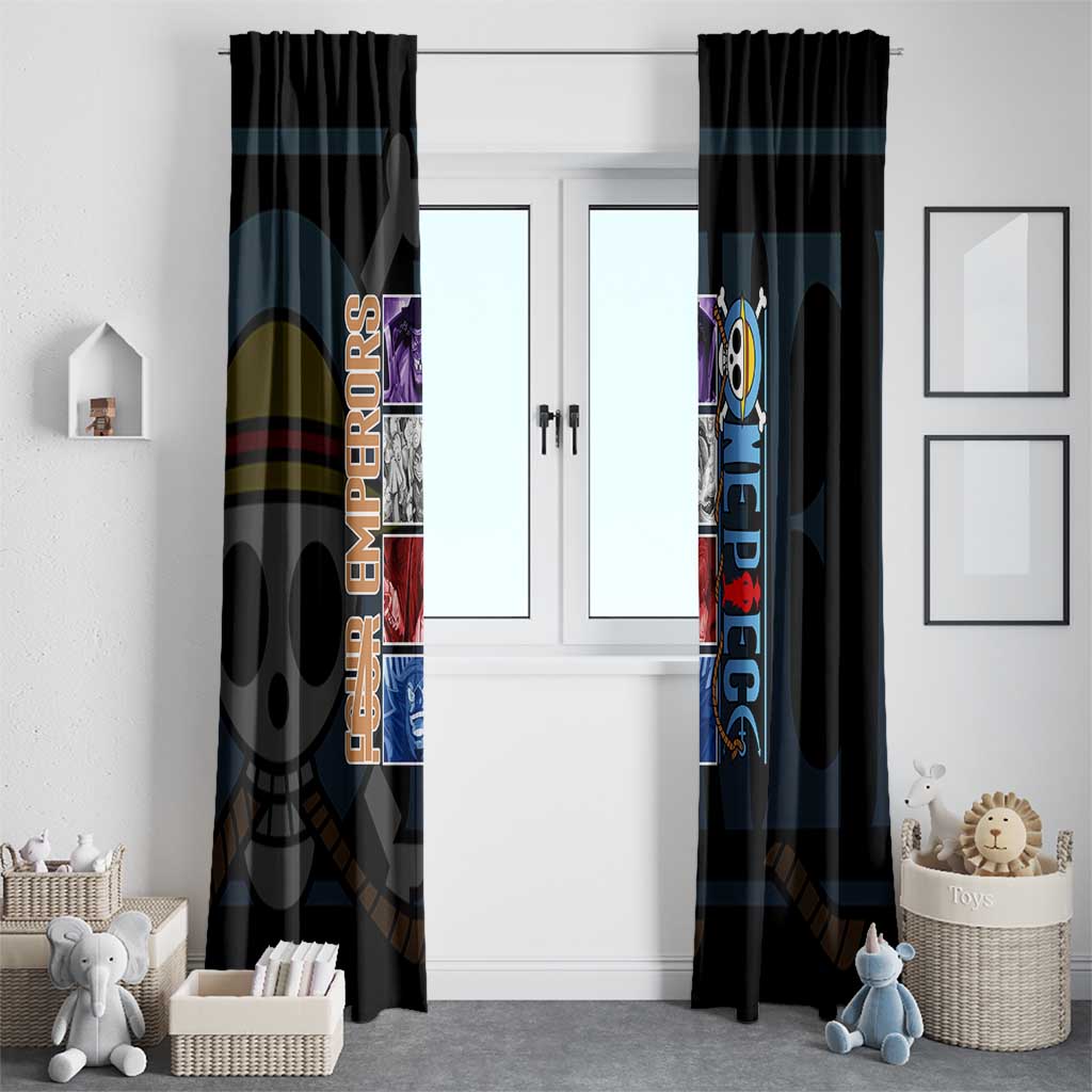 New Yonko One Piece Window Curtain Anime Style