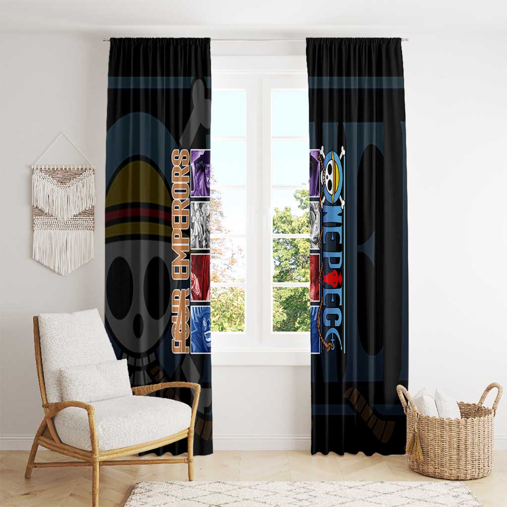 New Yonko One Piece Window Curtain Anime Style