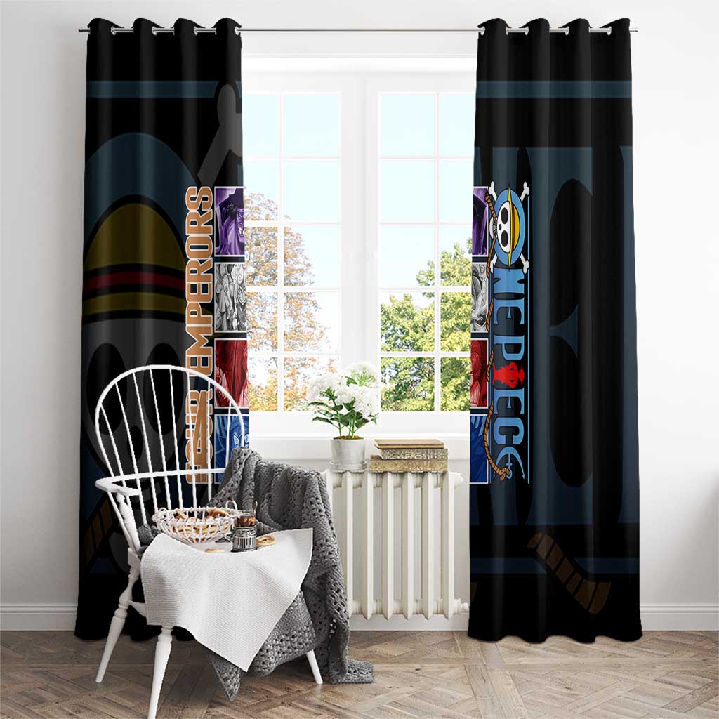 New Yonko One Piece Window Curtain Anime Style