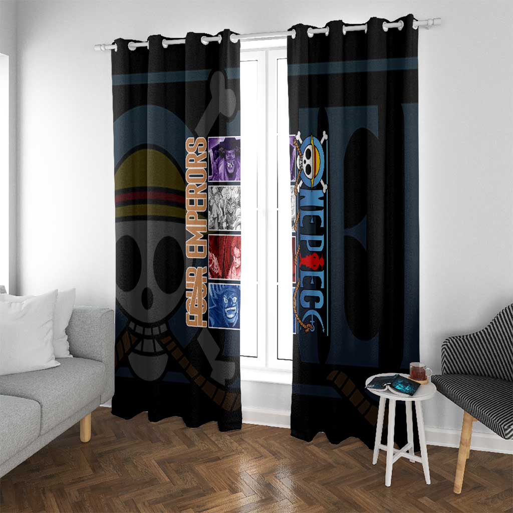 New Yonko One Piece Window Curtain Anime Style