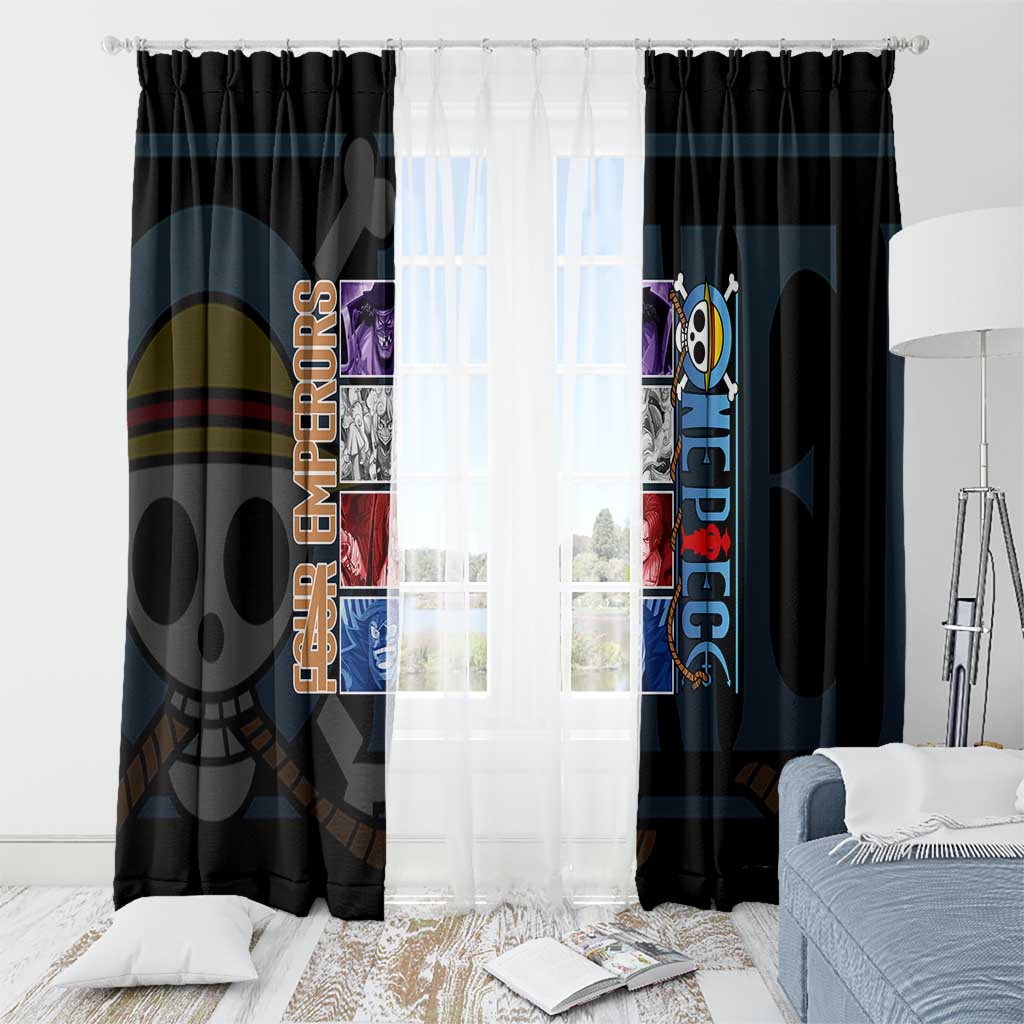 New Yonko One Piece Window Curtain Anime Style