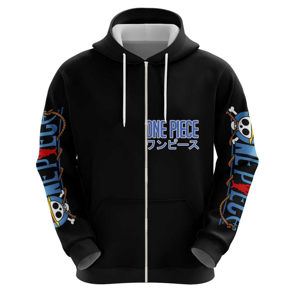 New Yonko One Piece Zip Hoodie Anime Style