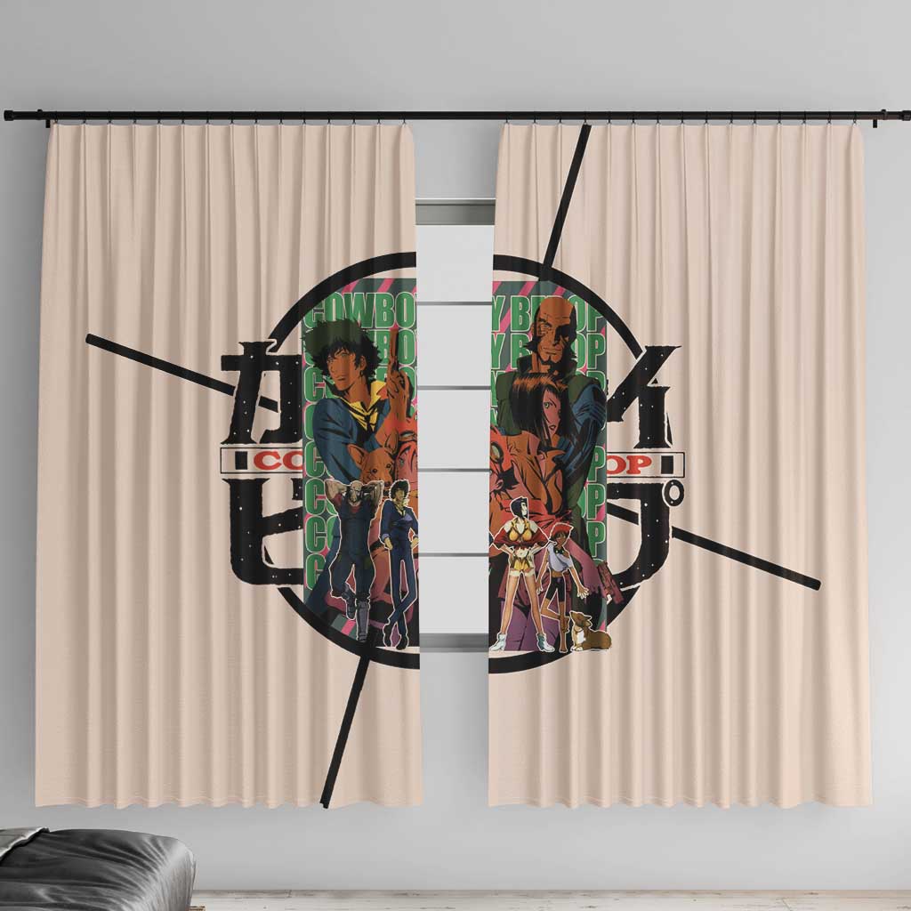 Cowboy Bebop Window Curtain Anime Style