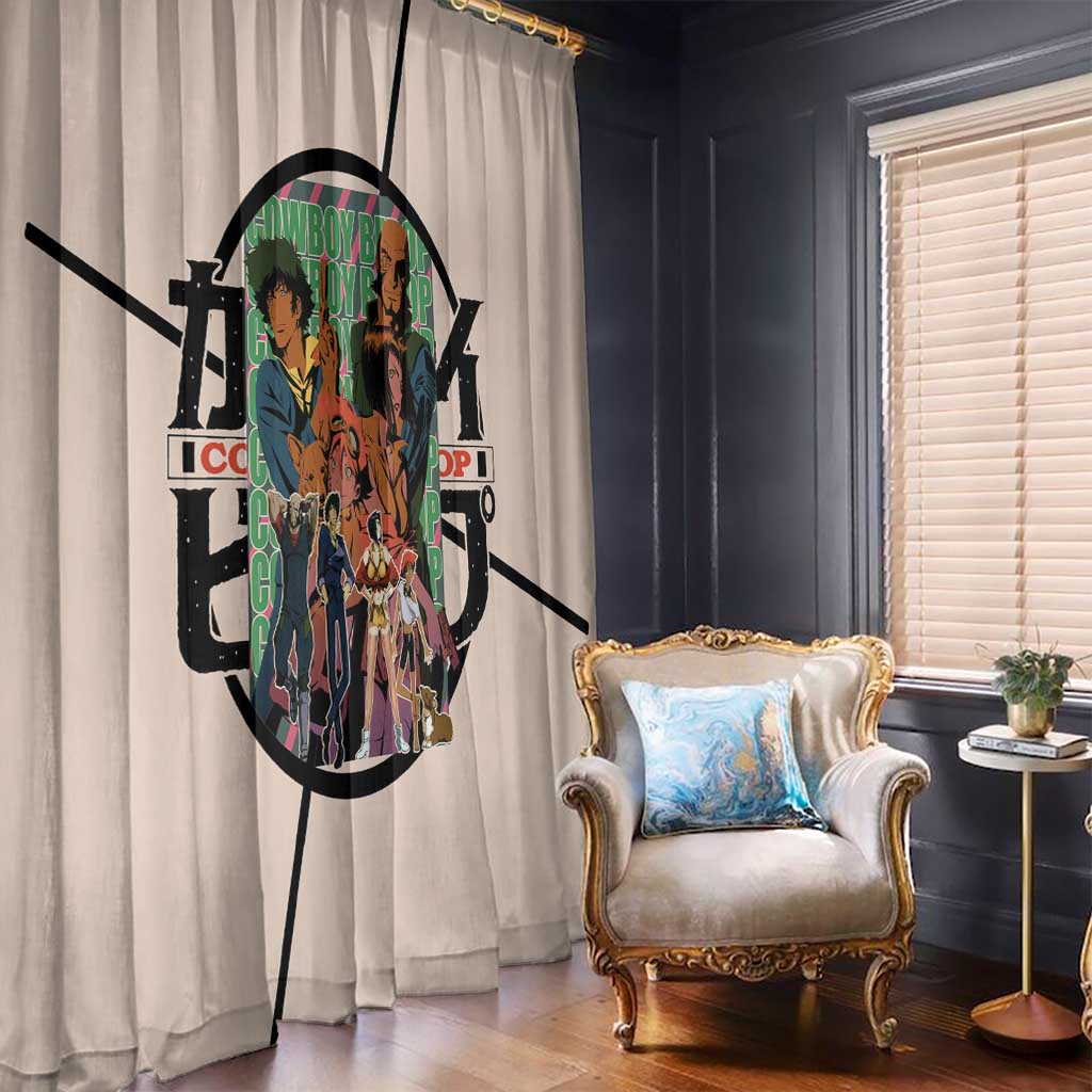 Cowboy Bebop Window Curtain Anime Style
