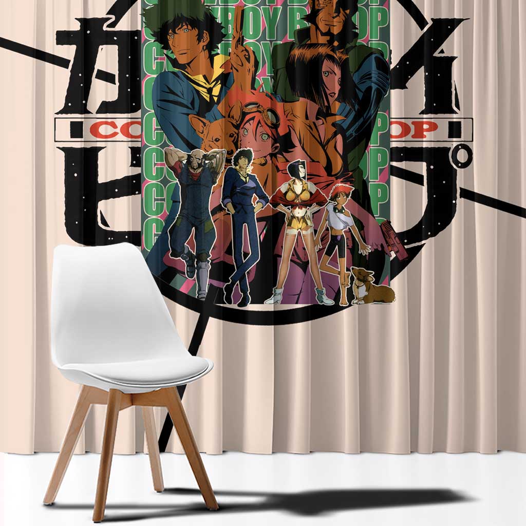 Cowboy Bebop Window Curtain Anime Style