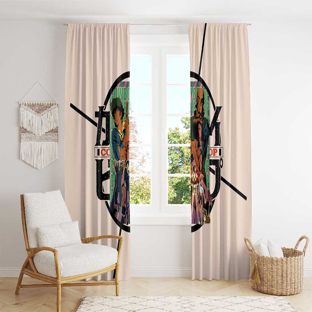 Cowboy Bebop Window Curtain Anime Style