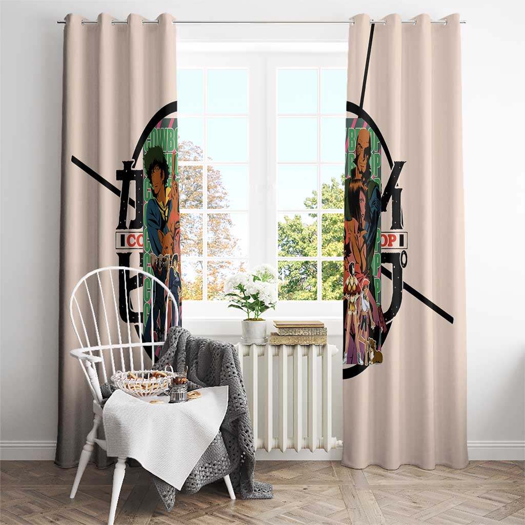 Cowboy Bebop Window Curtain Anime Style