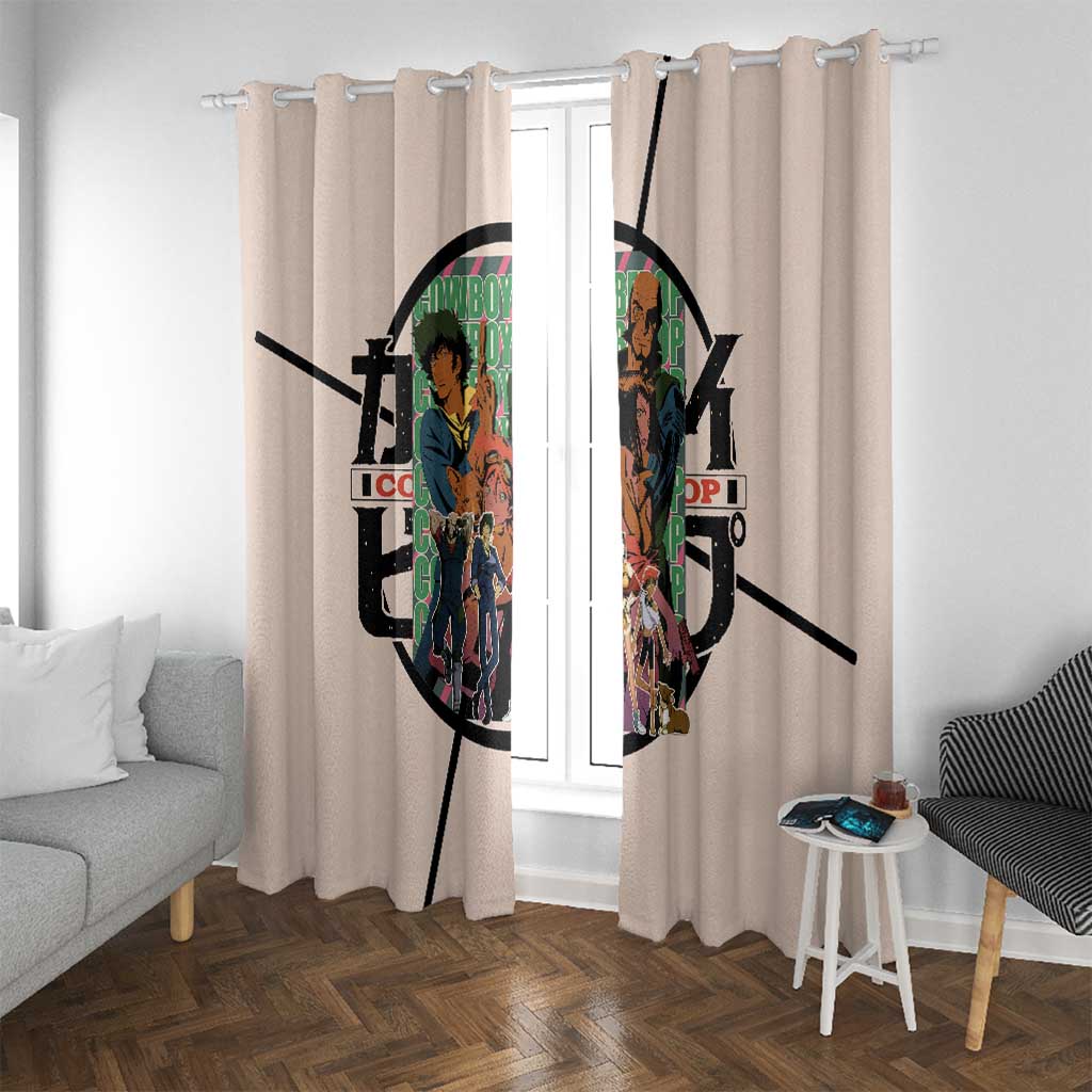 Cowboy Bebop Window Curtain Anime Style