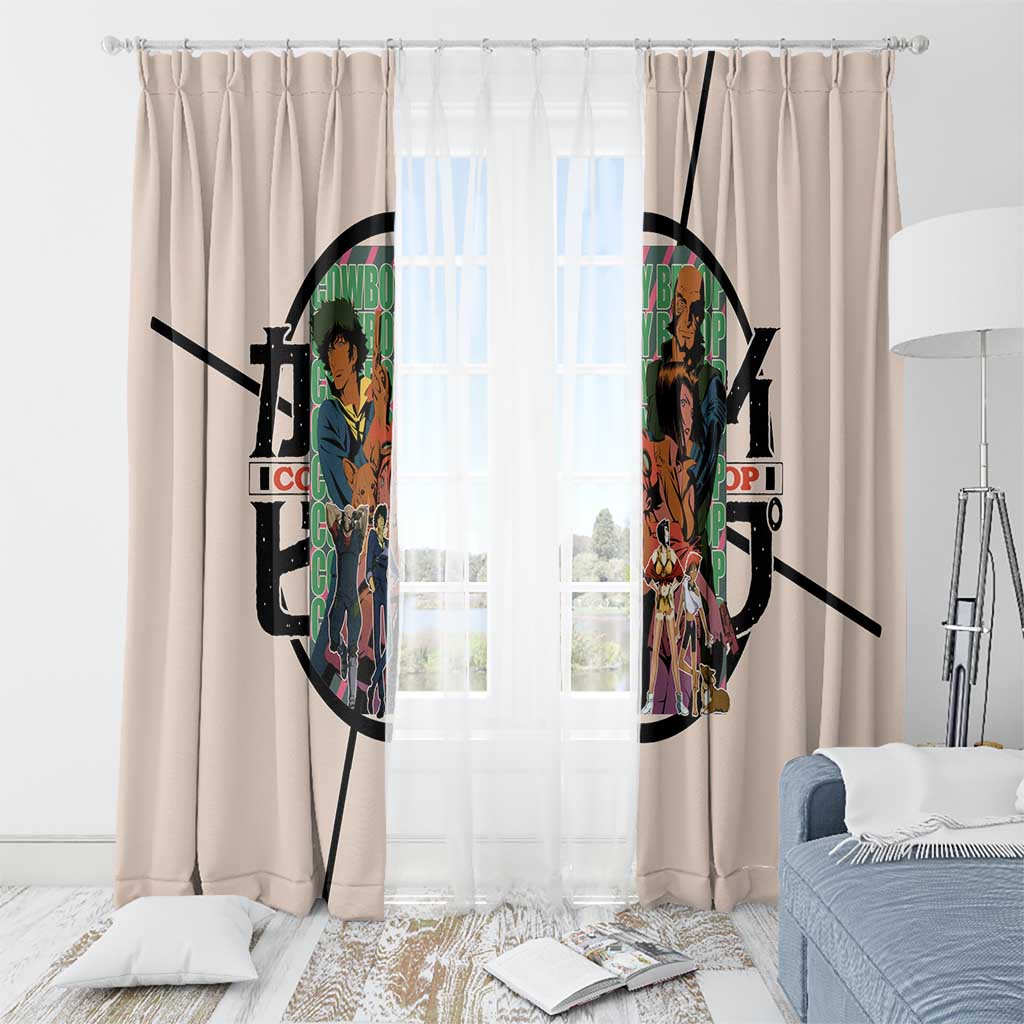 Cowboy Bebop Window Curtain Anime Style