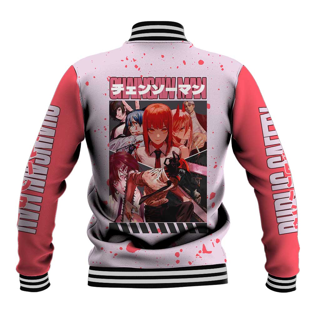 Public Safety Chainsaw Man Baseball Jacket Anime Style