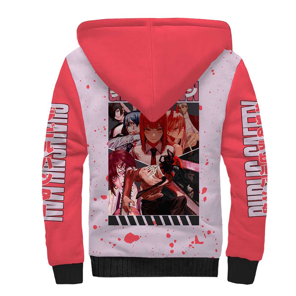 Public Safety Chainsaw Man Sherpa Hoodie Anime Style