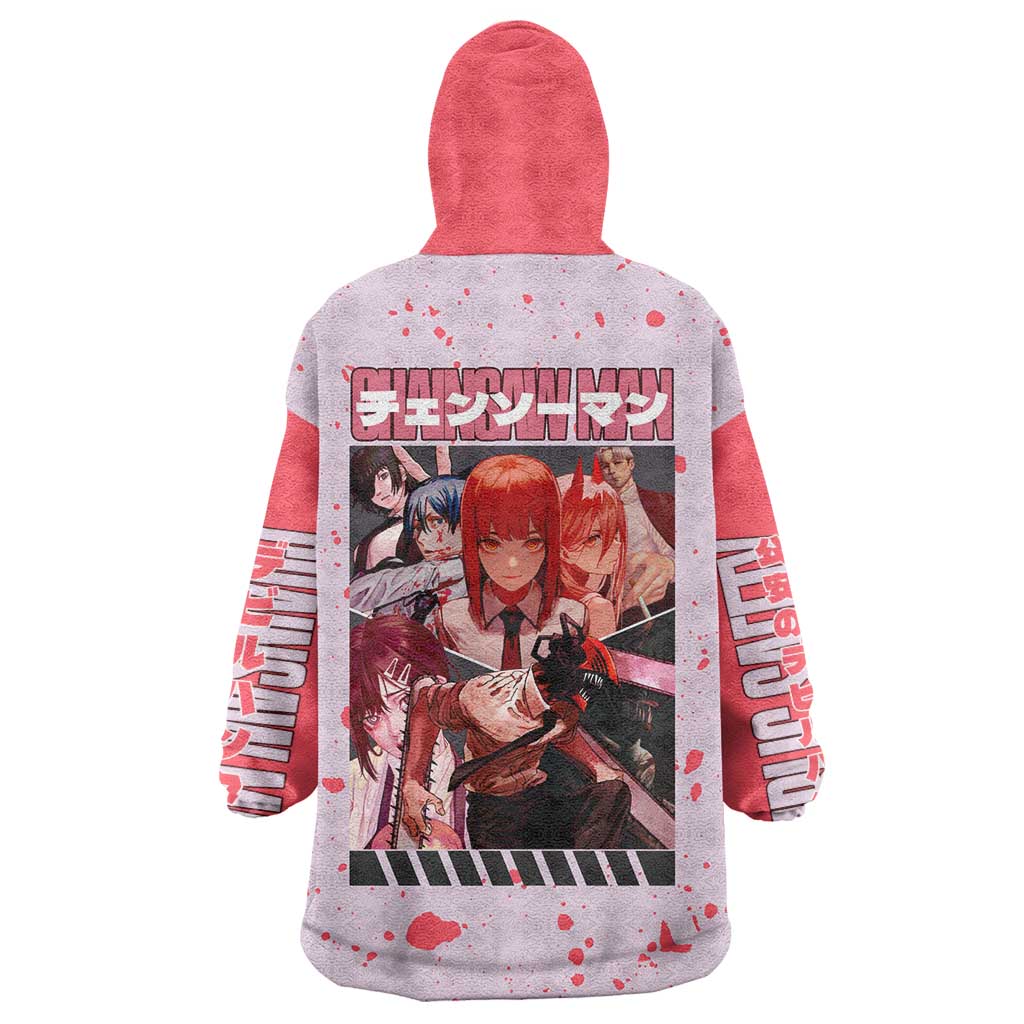 Public Safety Chainsaw Man Wearable Blanket Hoodie Anime Style