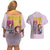 Erza Scarlet Fairy Tail Couples Matching Off Shoulder Short Dress and Hawaiian Shirt Anime Style