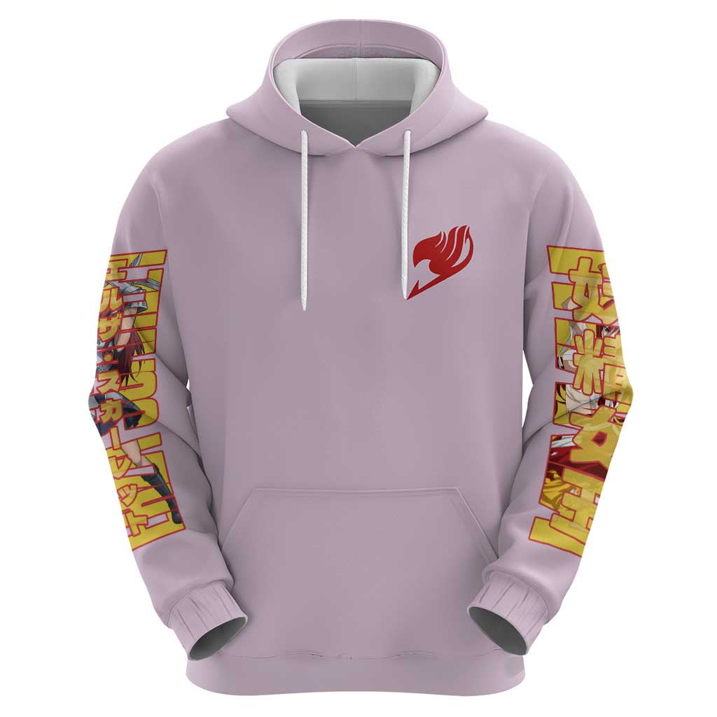 Erza Scarlet Fairy Tail Hoodie Anime Style