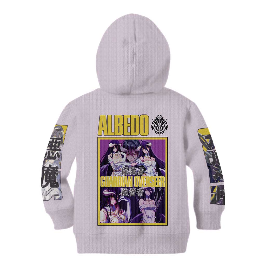 Albedo Overlord Kid Hoodie Anime Style