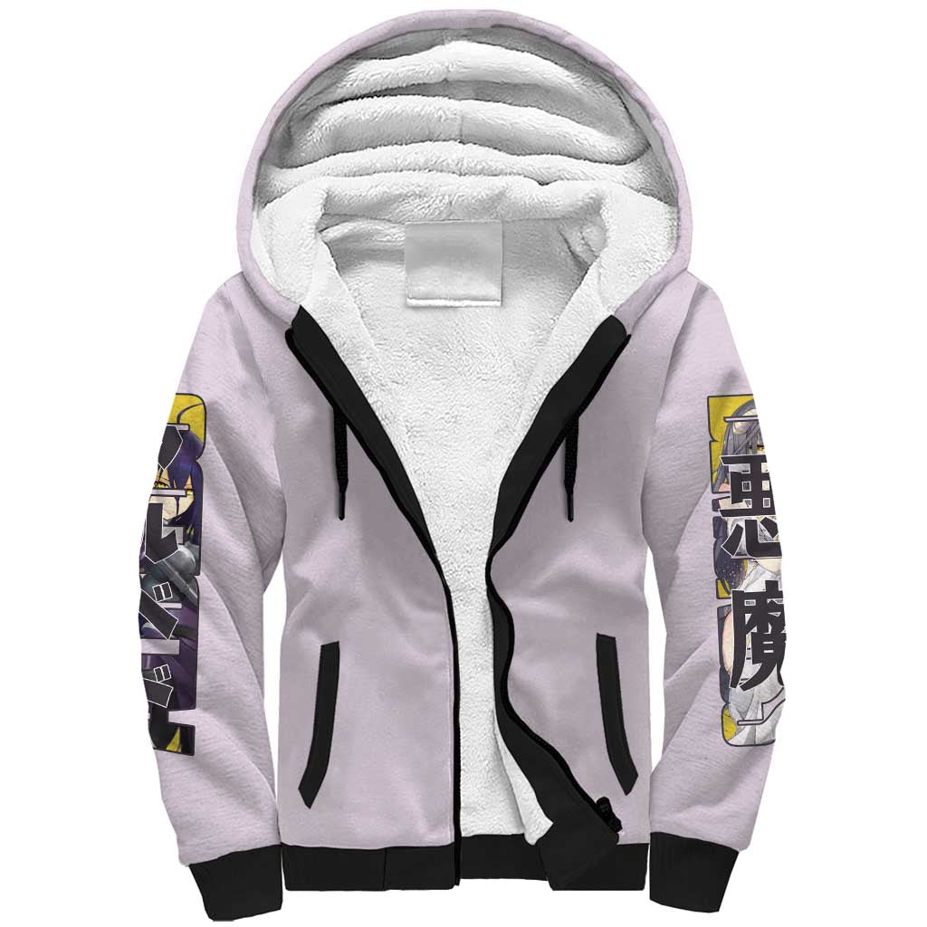 Albedo Overlord Sherpa Hoodie Anime Style
