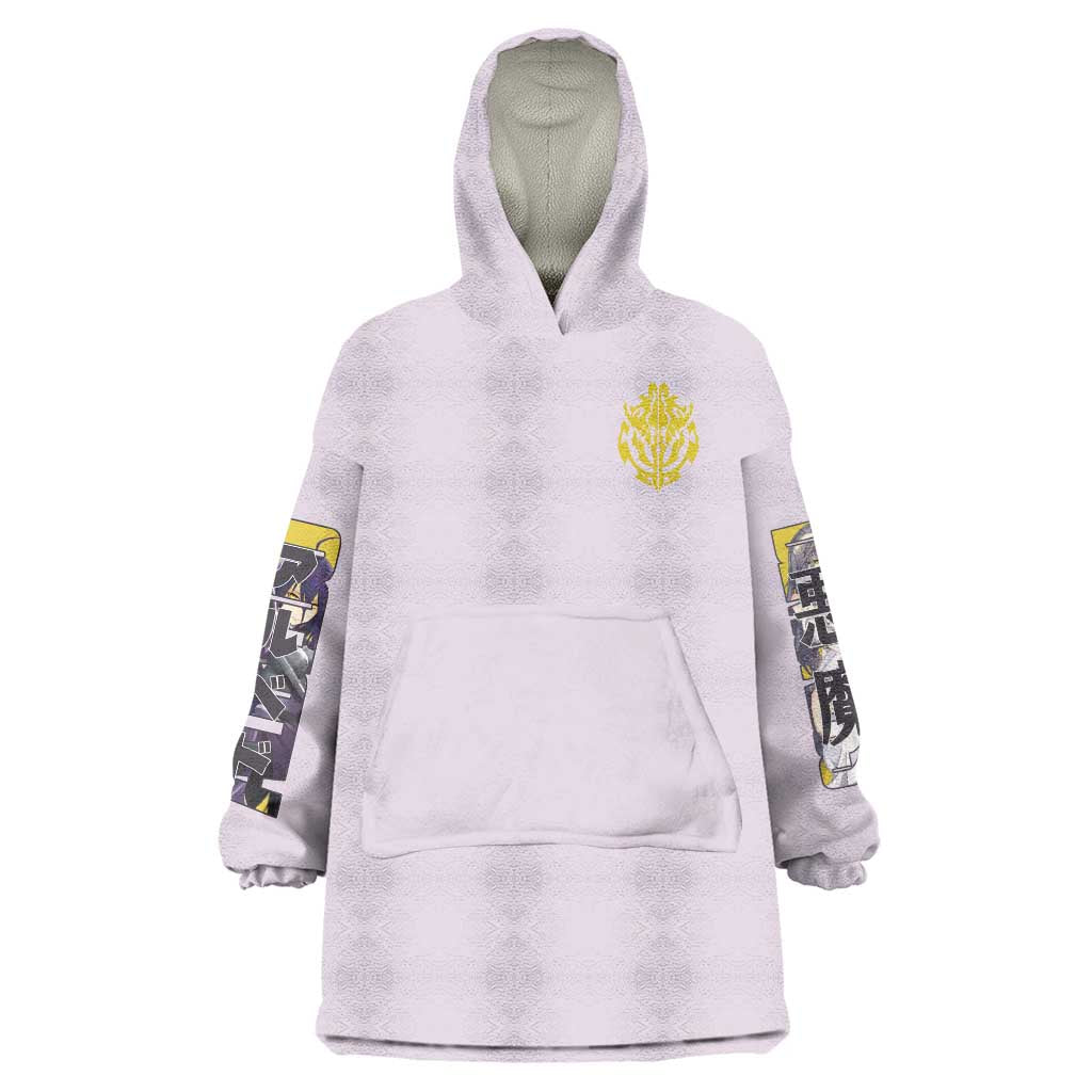 Albedo Overlord Wearable Blanket Hoodie Anime Style