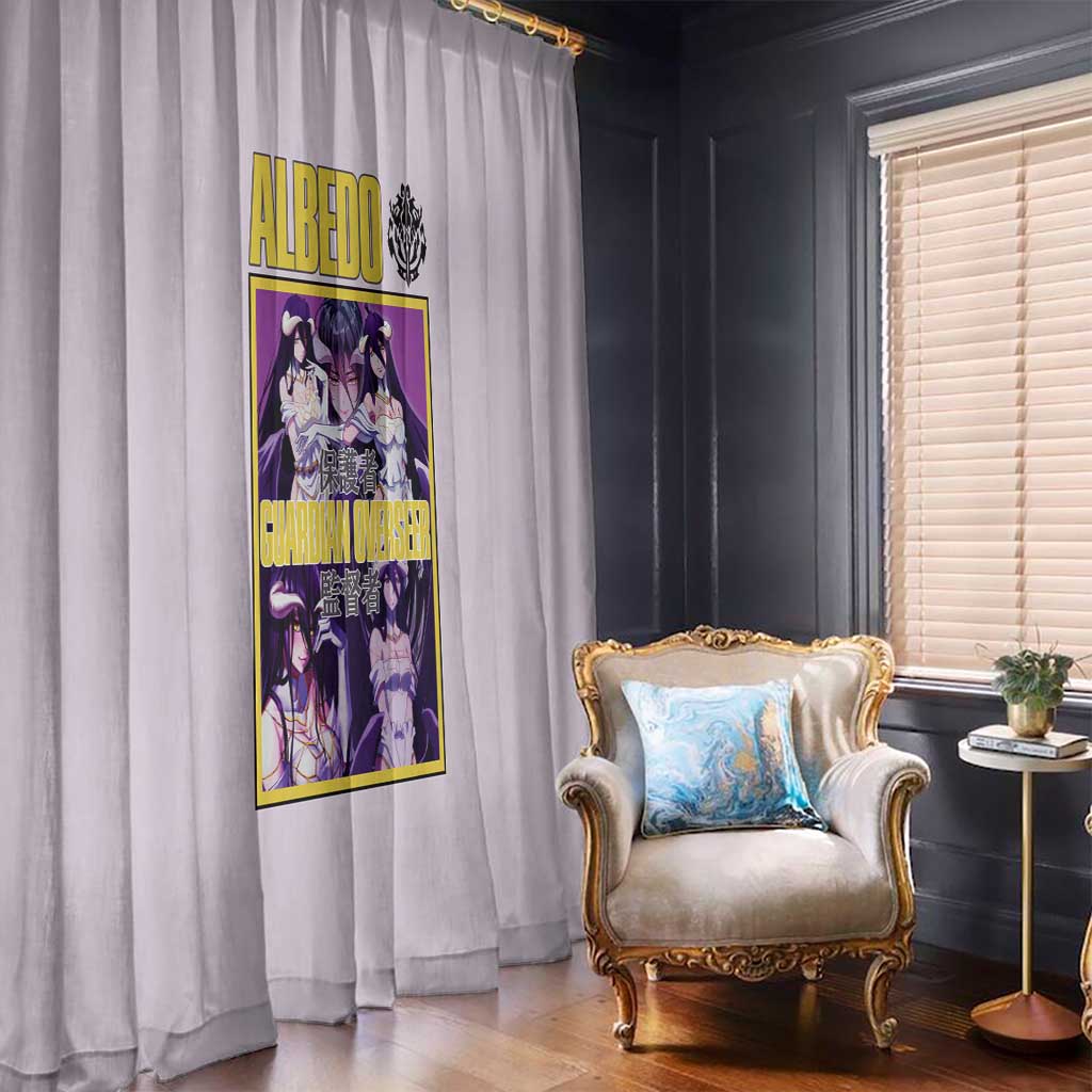 Albedo Overlord Window Curtain Anime Style